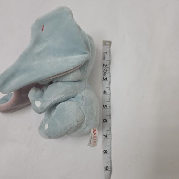 Dumbo Ty Beanie Buddies Sparkle Disney Dumbo The Elephant 6" NWT - Picture 5 of 7